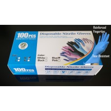 High Quality Tear Resistant Powder-Free Nitrile Gloves 100/box