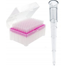 Non-Filter Pipette Tips in rack 